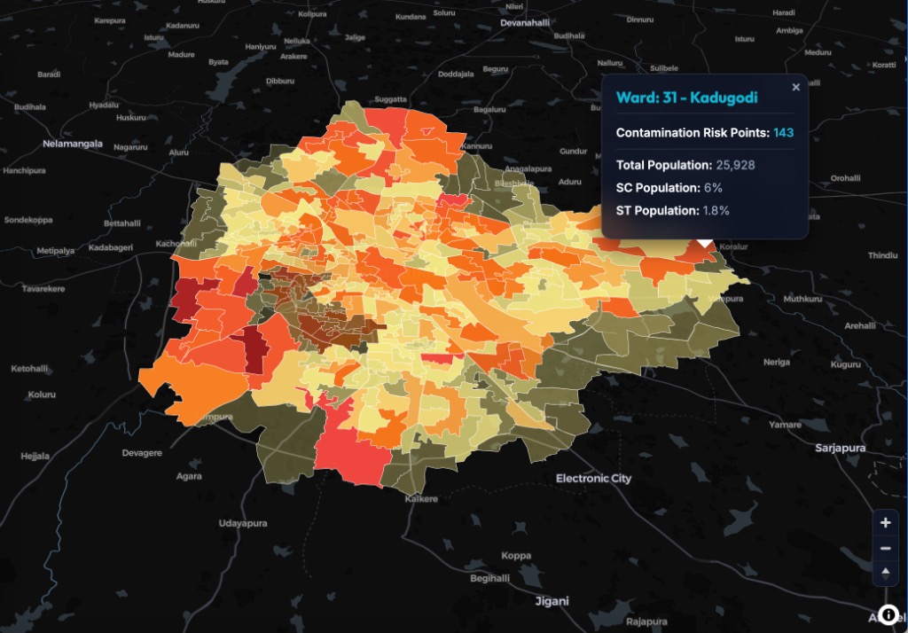 Bengaluru Water Quality & Contamination Risk Dashboard